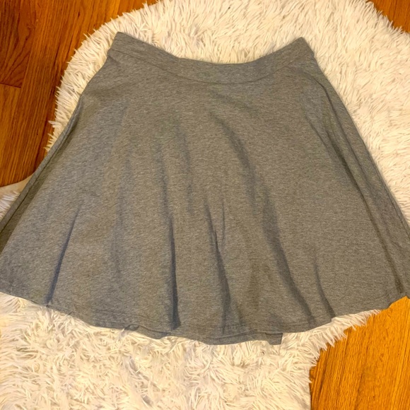 Forever 21 skater circle skirt in light heather grey - Picture 2 of 5